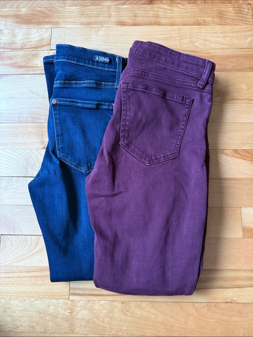 Women's Skinny Jeans in Indigo & Plum by & Denim and Gap